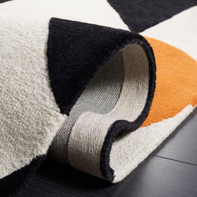 Safavieh Rodeo Drive Rd857P Rust/Black Rug.