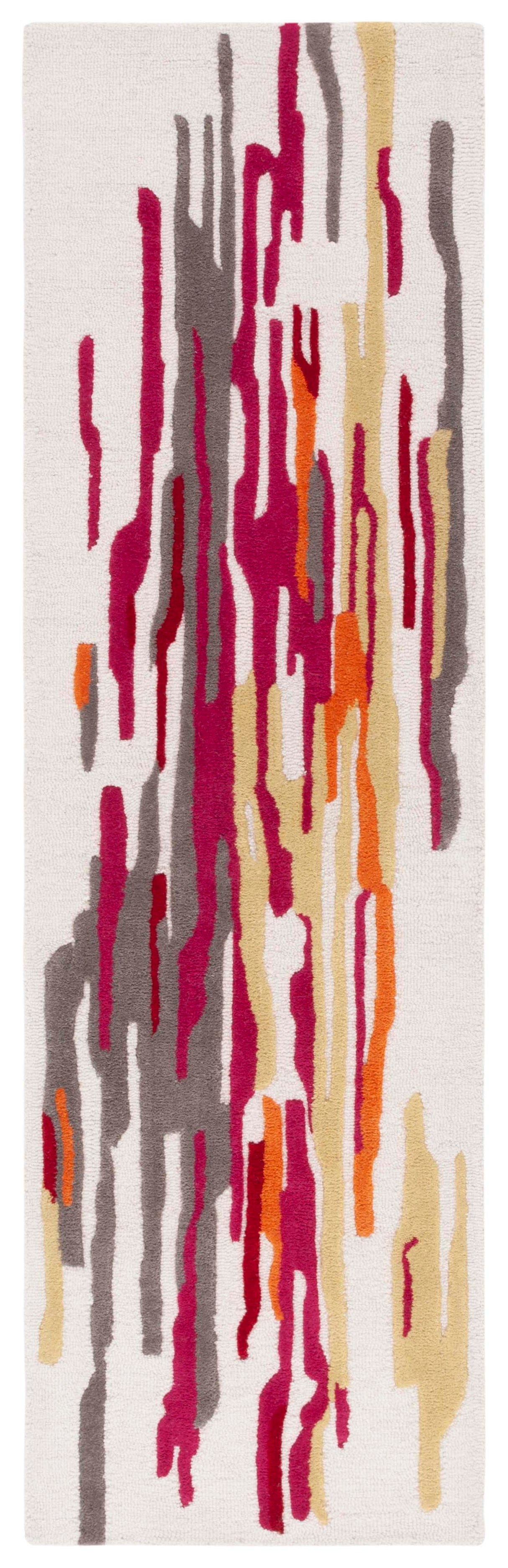 Safavieh Rodeo Drive Rd858Q Ivory/Red Rug.
