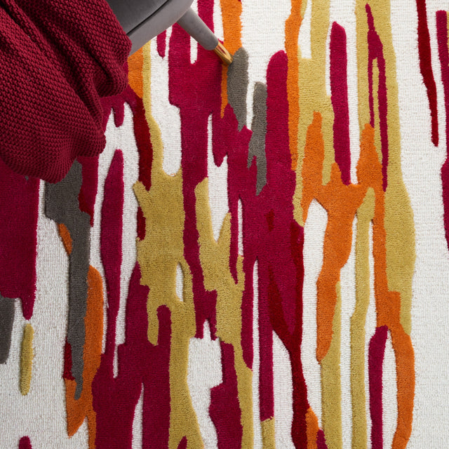 Safavieh Rodeo Drive Rd858Q Ivory/Red Rug.