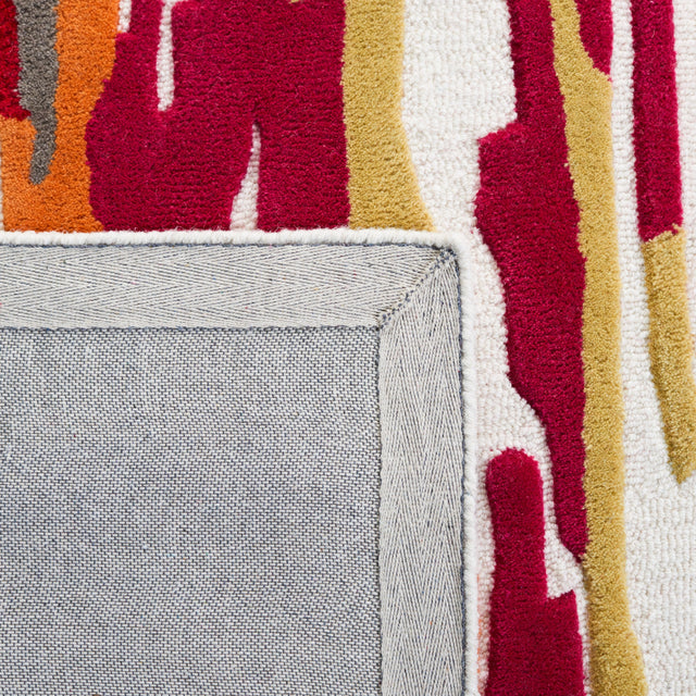 Safavieh Rodeo Drive Rd858Q Ivory/Red Rug.