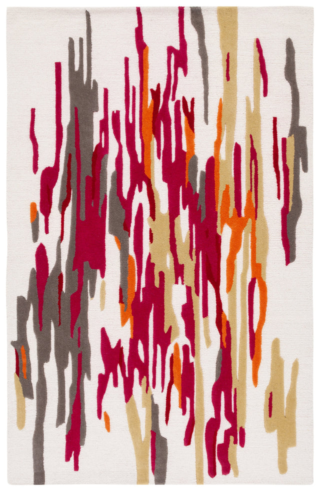 Safavieh Rodeo Drive Rd858Q Ivory/Red Rug.