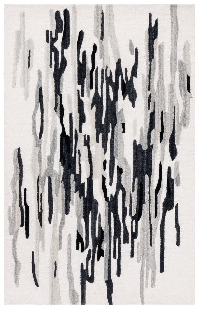 Safavieh Rodeo Drive Rd858Z Ivory/Black Rug.