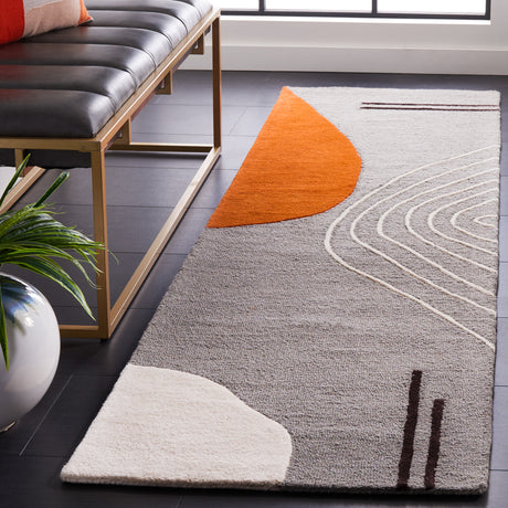 Safavieh Rodeo Drive Rd860H Grey/Rust Rug.