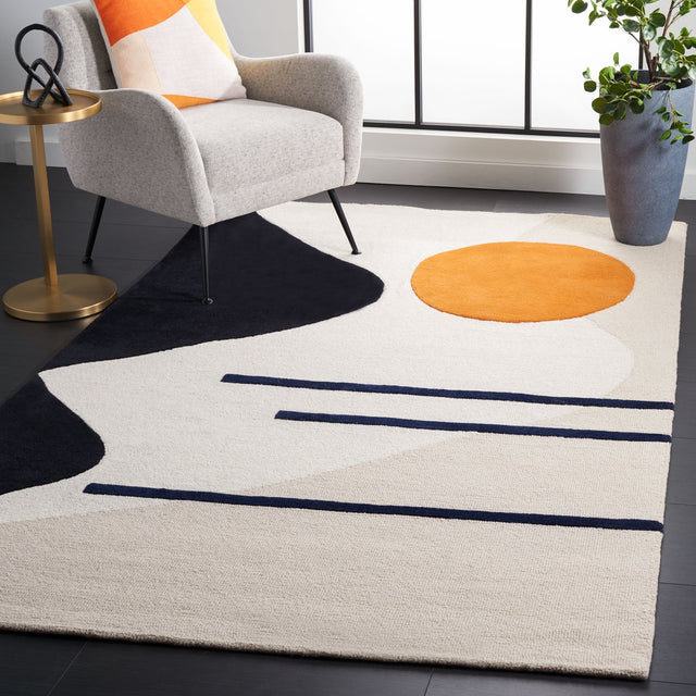 Safavieh Rodeo Drive Rd883B Beige/Black Rug.