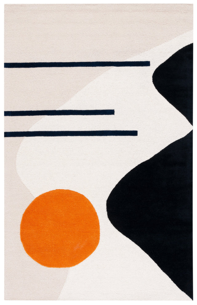 Safavieh Rodeo Drive Rd883B Beige/Black Rug.