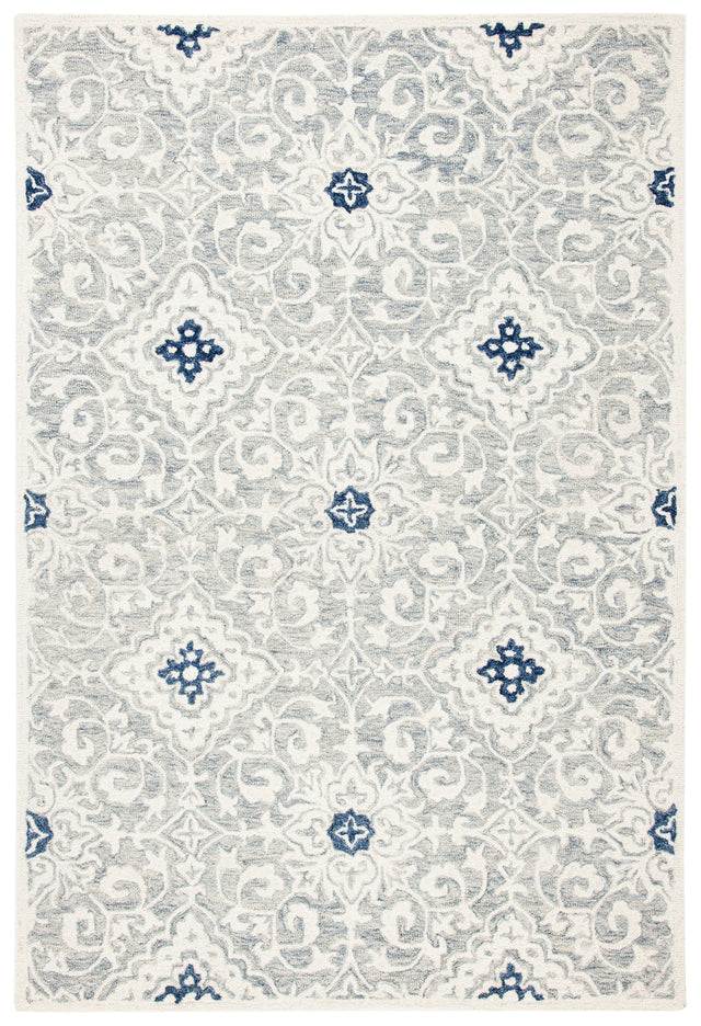 Safavieh Roslyn Ros601A Ivory/Blue Rugs.