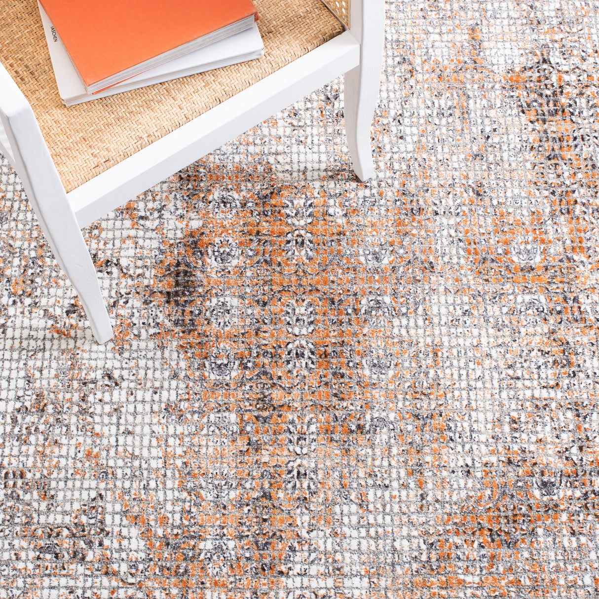 Safavieh Restoration Vintage Rvt120P Rust/Orange Rugs.
