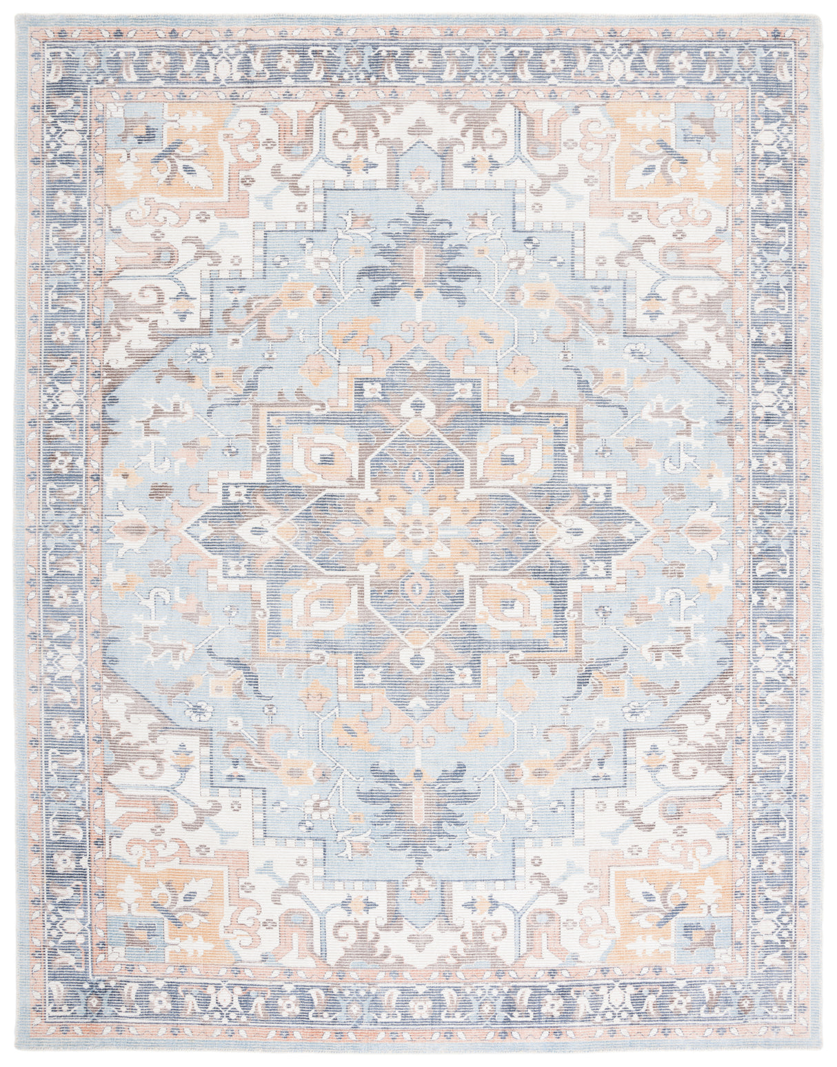 Safavieh Restoration Vintage Rvt702A Ivory/Light Blue Rugs.