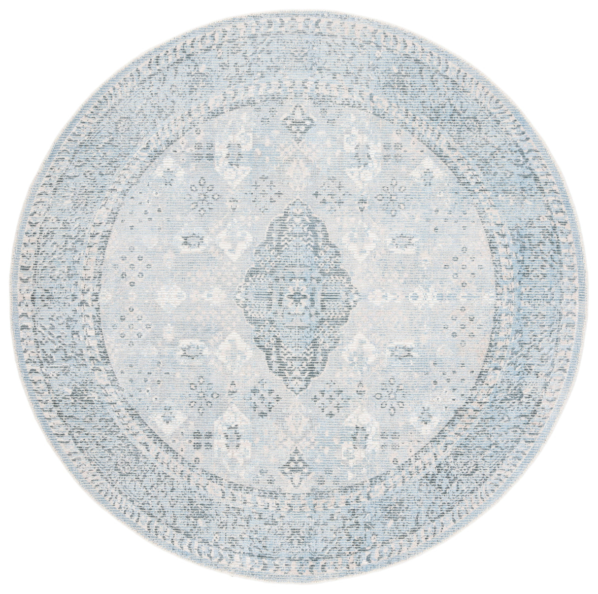 Safavieh Restoration Vintage Rvt708F Grey/Light Blue Rugs.