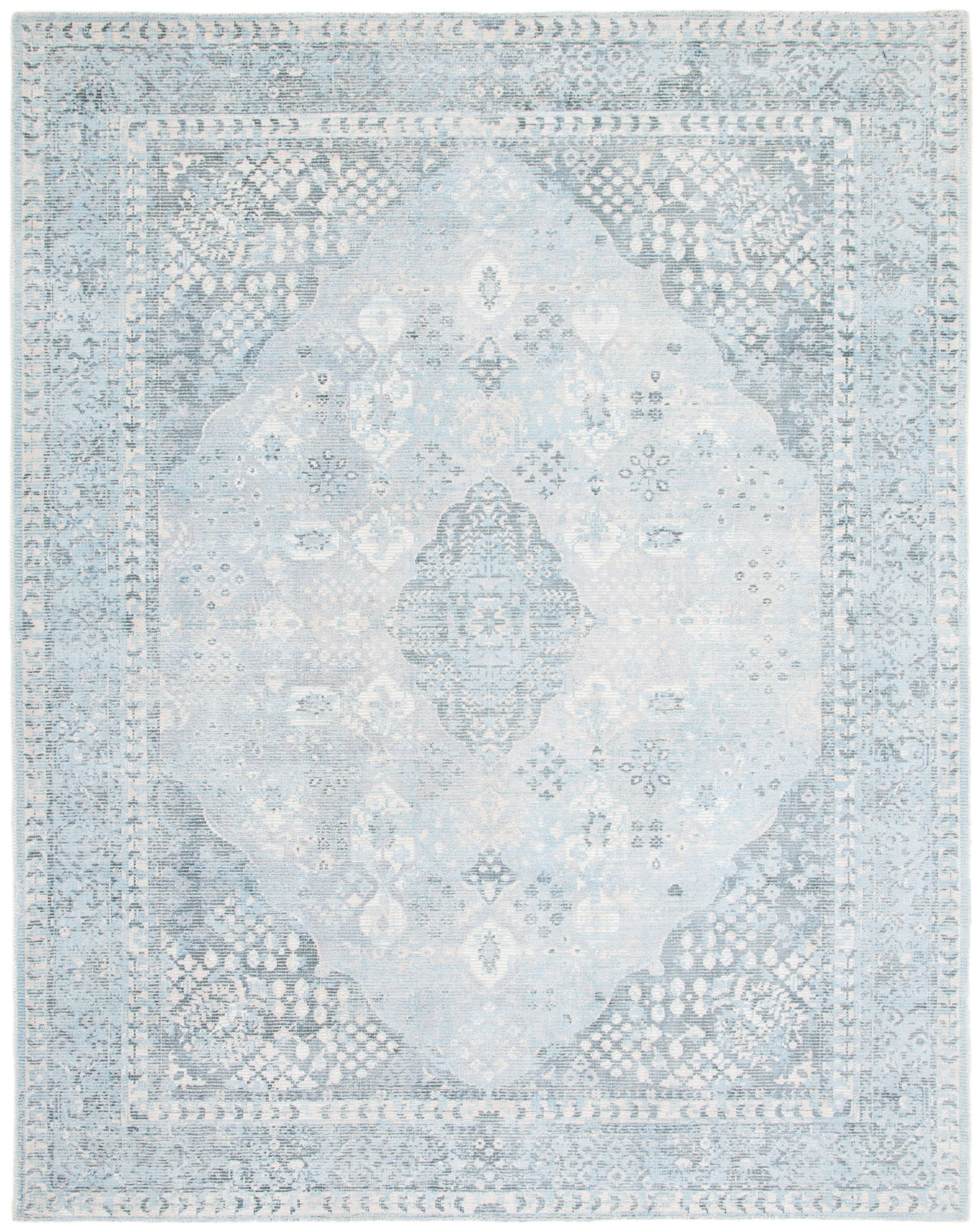 Safavieh Restoration Vintage Rvt708F Grey/Light Blue Rugs.