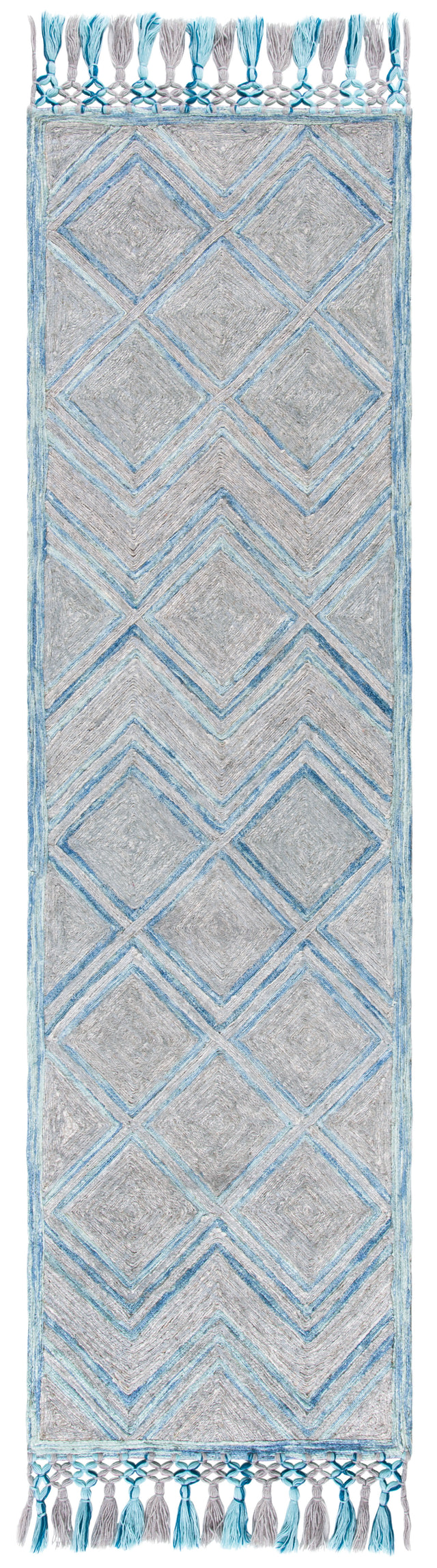 Safavieh Sahara Sah402F Grey/Aqua Rugs.