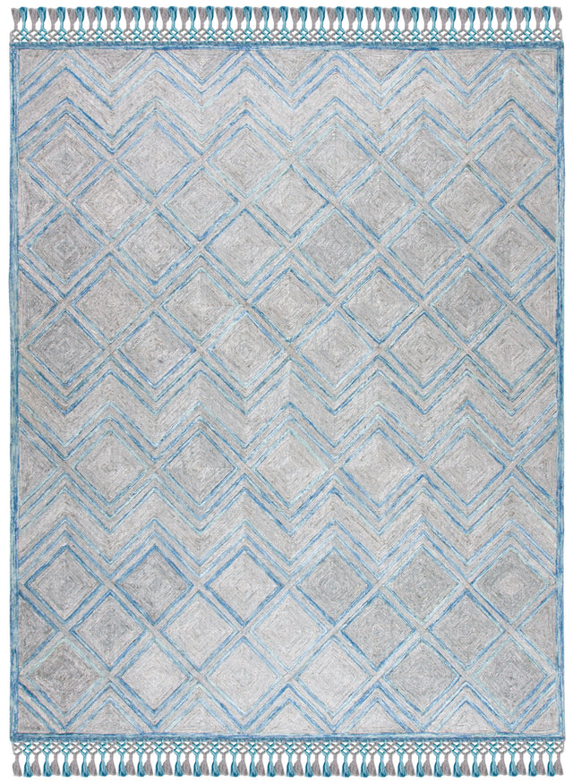 Safavieh Sahara Sah402F Grey/Aqua Rugs.