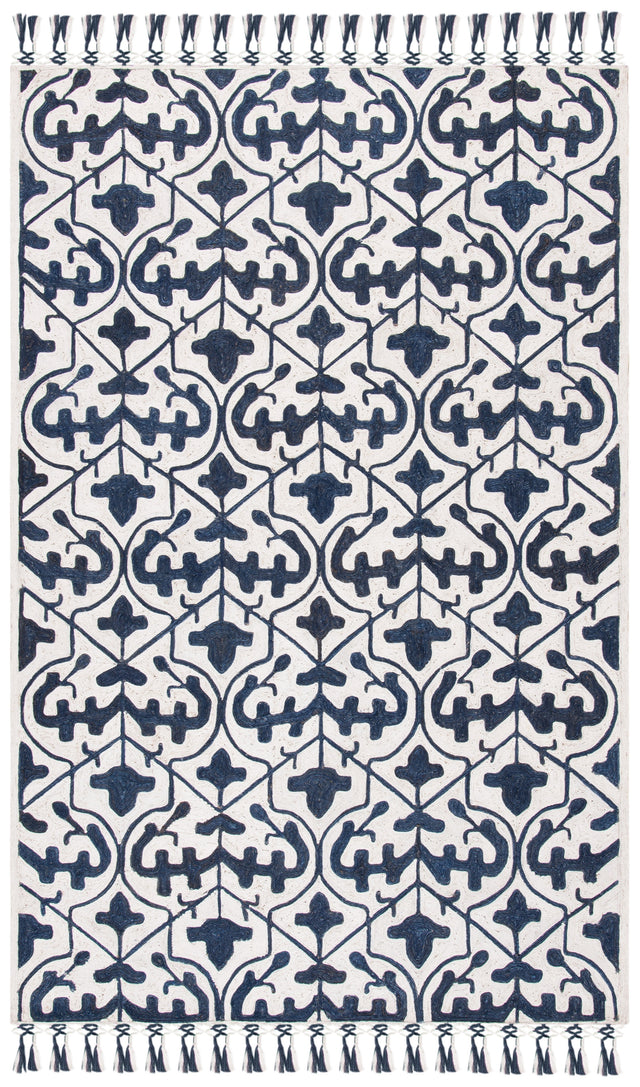 Safavieh Sahara Sah407N Navy/Ivory Rugs.