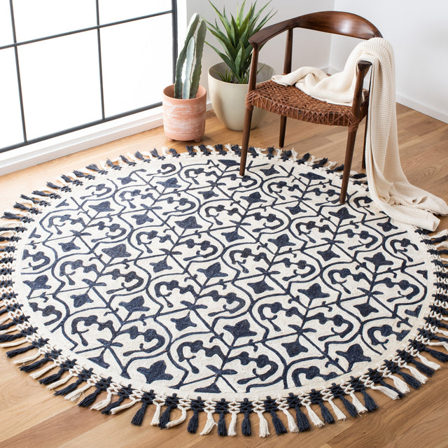 Safavieh Sahara Sah407N Navy/Ivory Rugs.