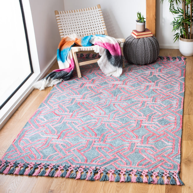 Safavieh Sahara Sah424U Pink/Grey Rugs.