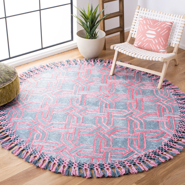 Safavieh Sahara Sah424U Pink/Grey Rugs.