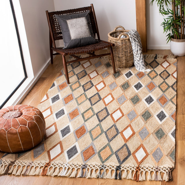 Safavieh Sahara Sah457B Beige/Rust Rugs.