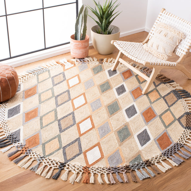 Safavieh Sahara Sah457B Beige/Rust Rugs.