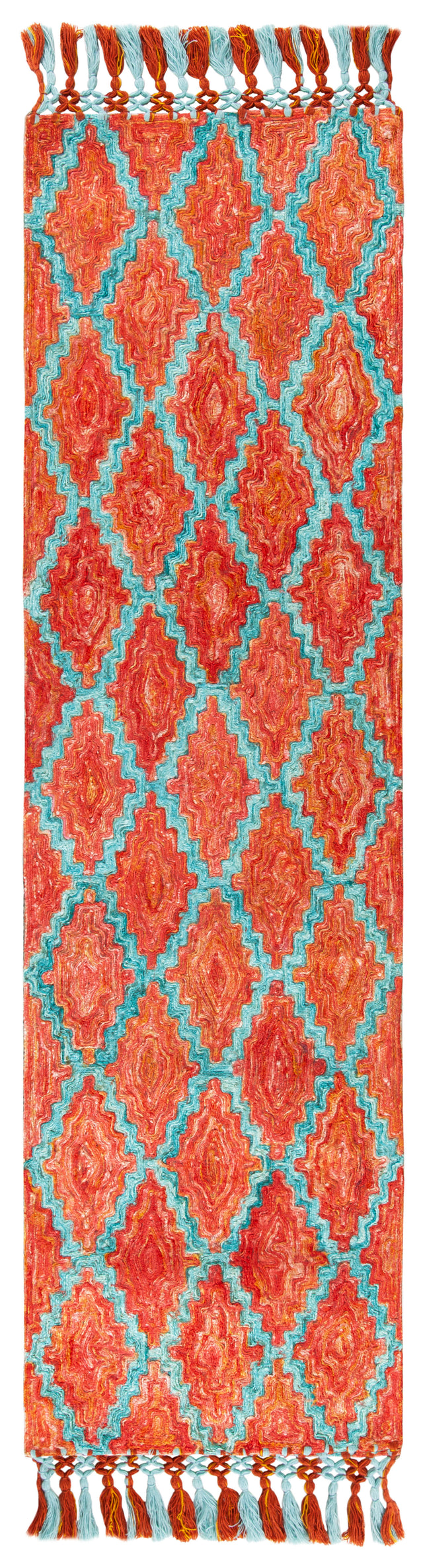 Safavieh Sahara Sah467P Rust/Aqua Rugs.