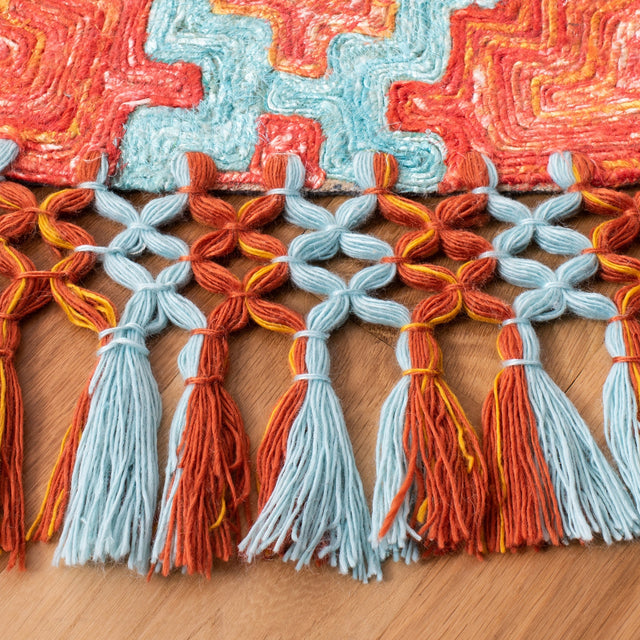 Safavieh Sahara Sah467P Rust/Aqua Rugs.