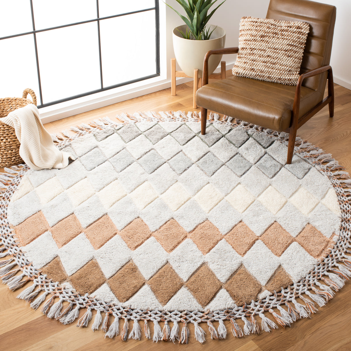 Safavieh Sahara Sah475F Grey/Charcoal Rugs.