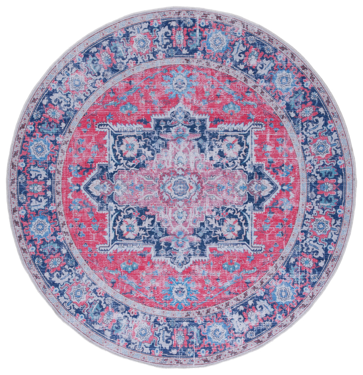 Safavieh Serapi Sep323Q Red/Navy Rugs.