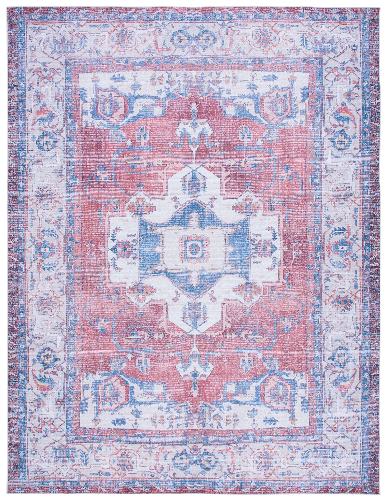 Safavieh Serapi Sep355Q Red/Ivory Rugs.