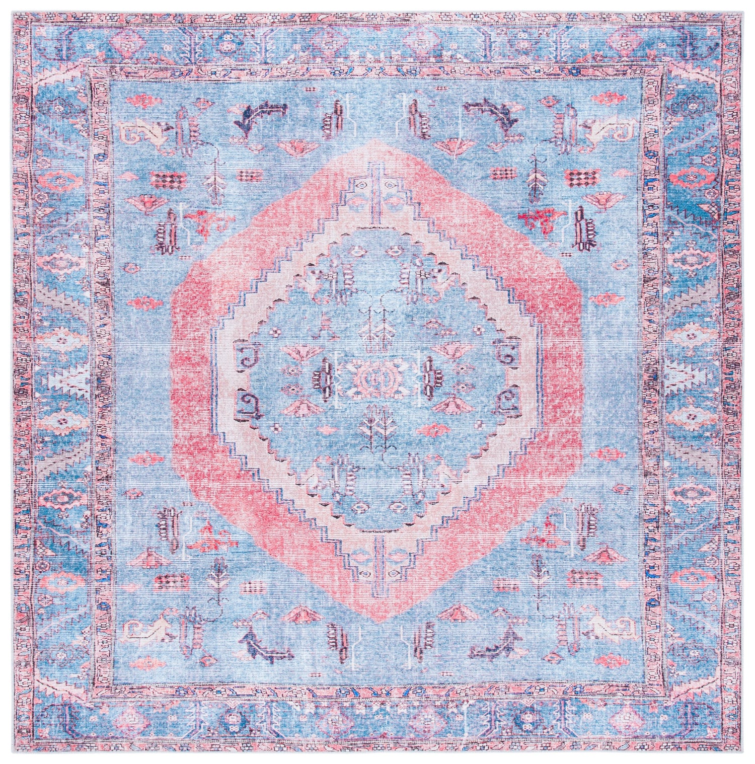 Safavieh Serapi Sep356J Light Blue/Beige Rugs.