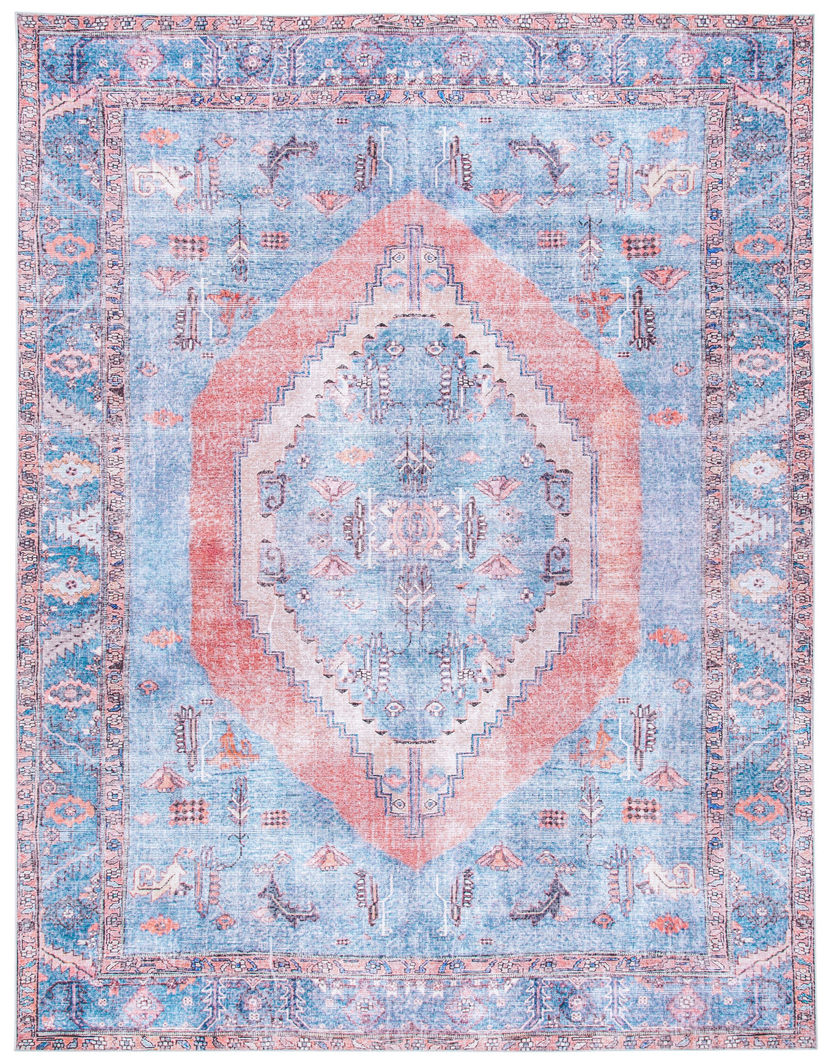 Safavieh Serapi Sep356J Light Blue/Beige Rugs.