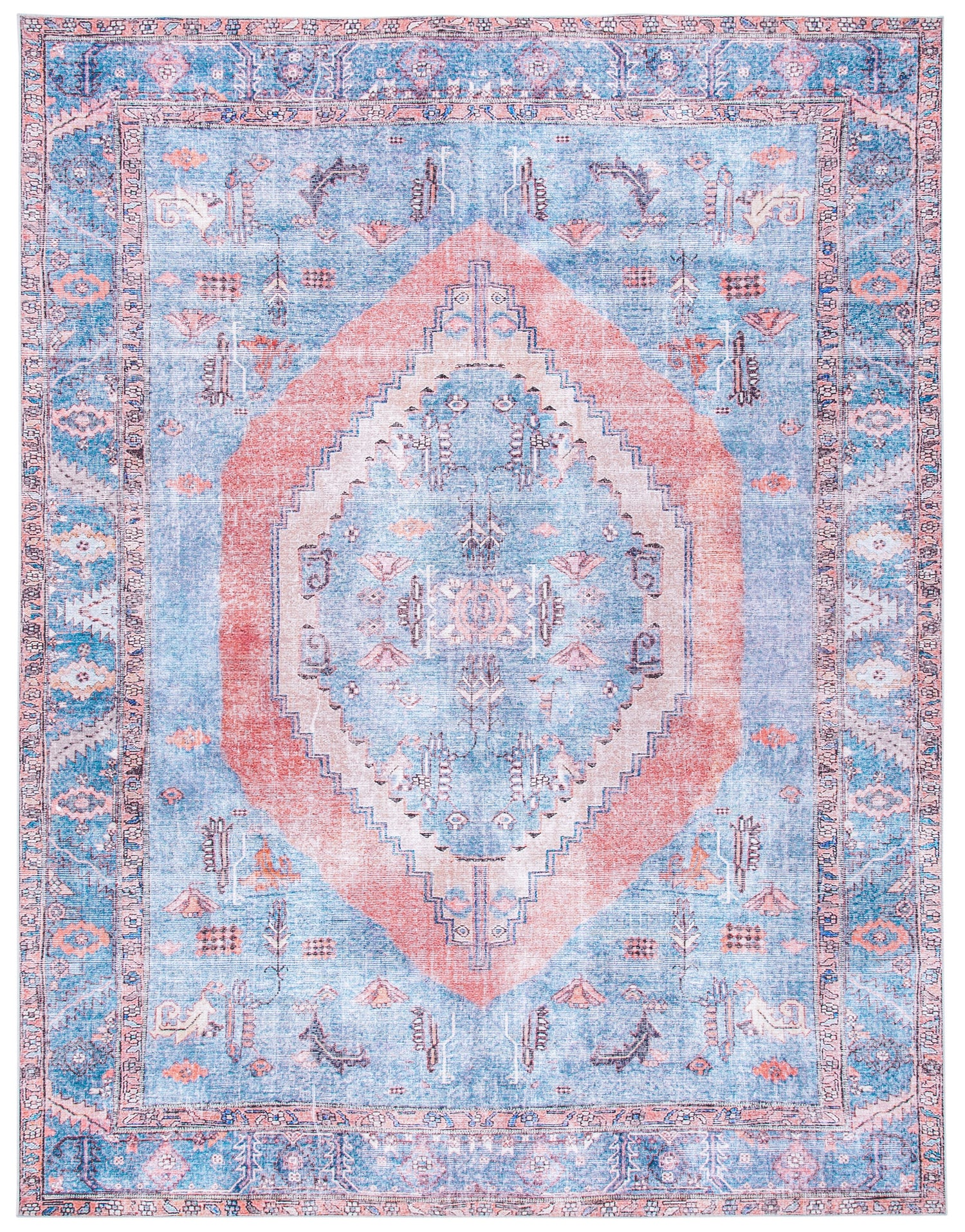 Safavieh Serapi Sep356J Light Blue/Beige Rugs.