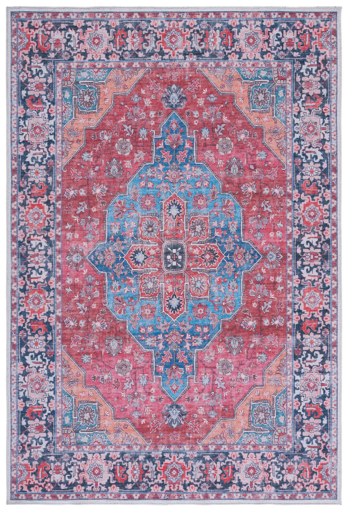 Safavieh Serapi Sep369M Blue/Rust Rugs.