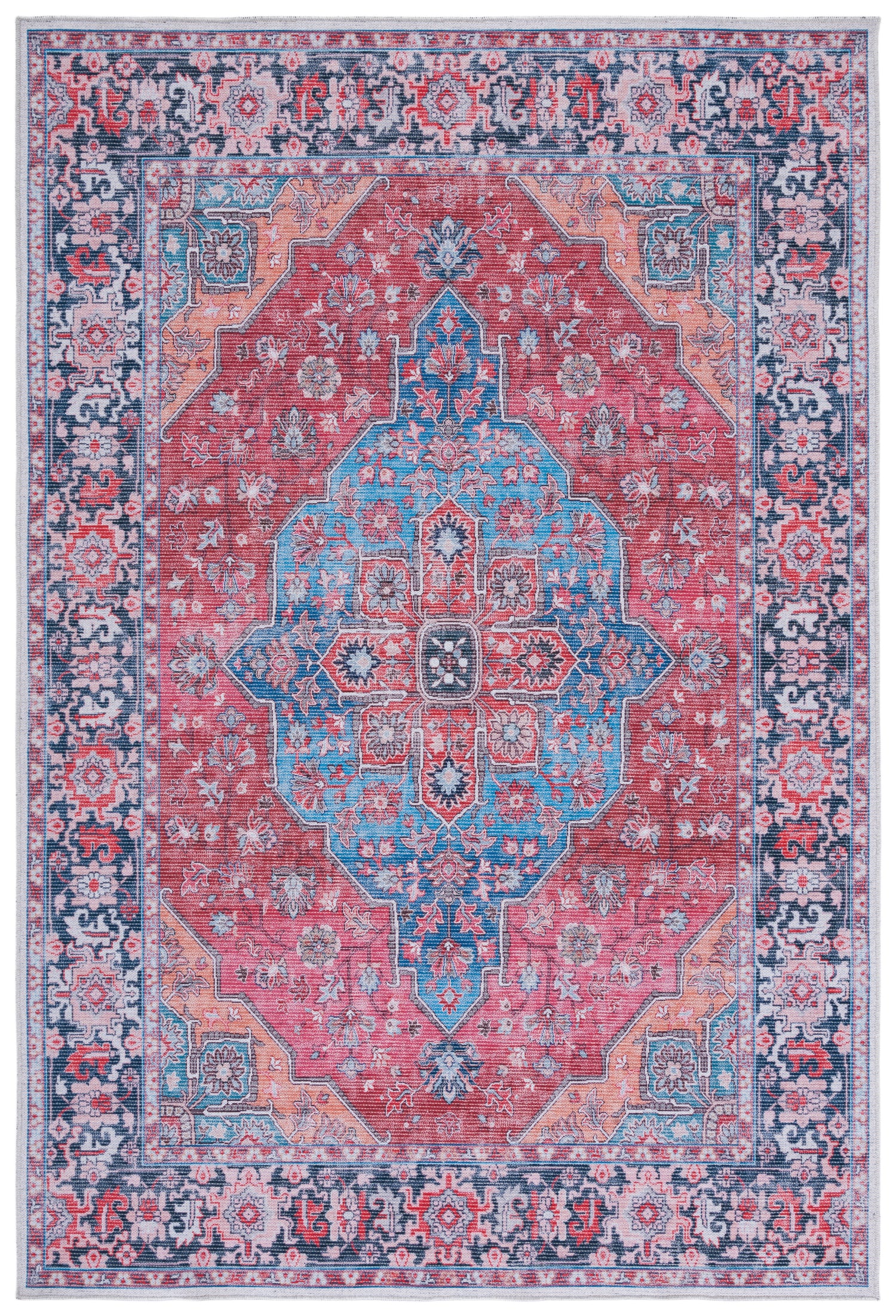 Safavieh Serapi Sep369M Blue/Rust Rugs.
