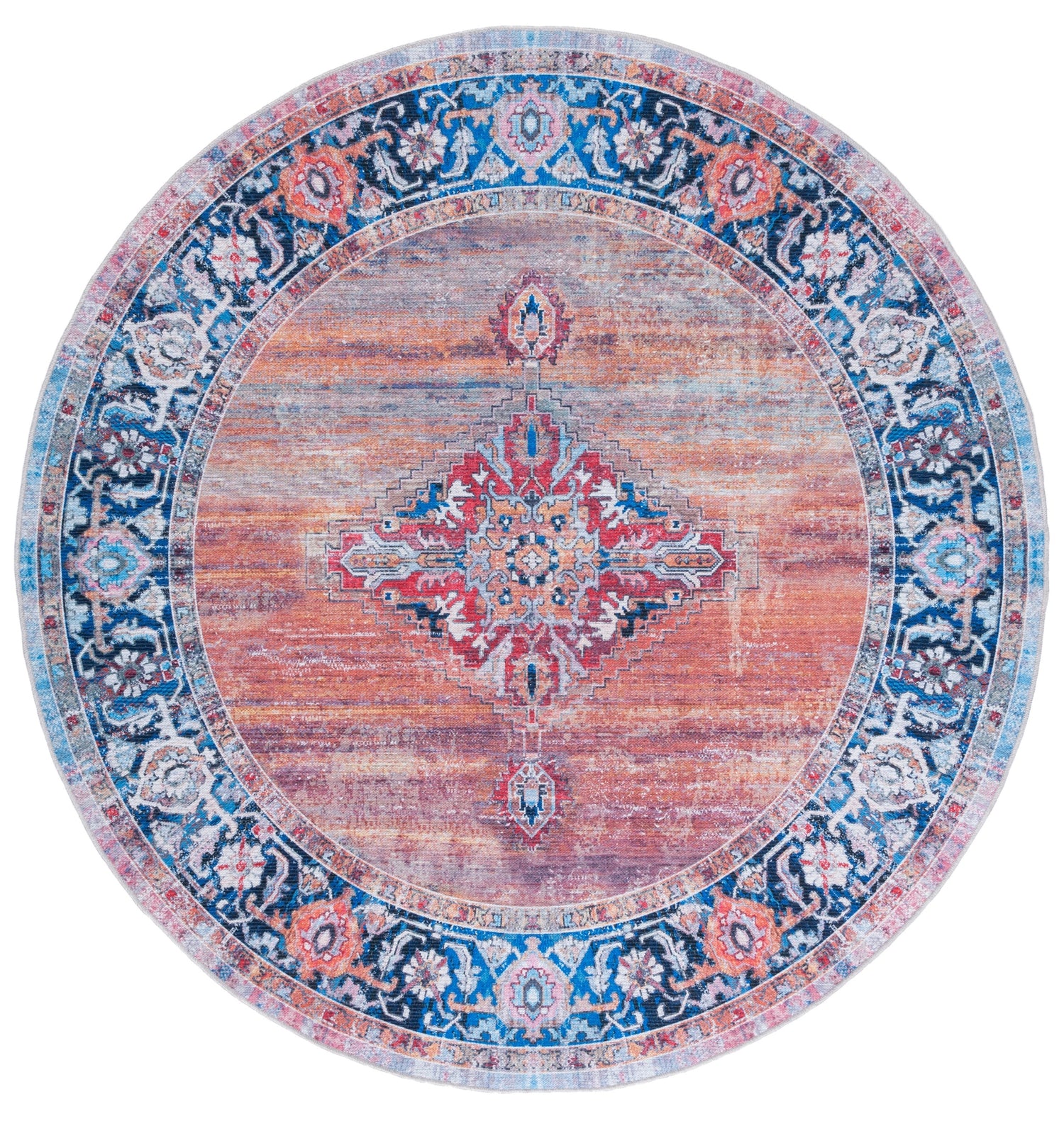 Safavieh Serapi Sep376P Rust/Navy Rugs.