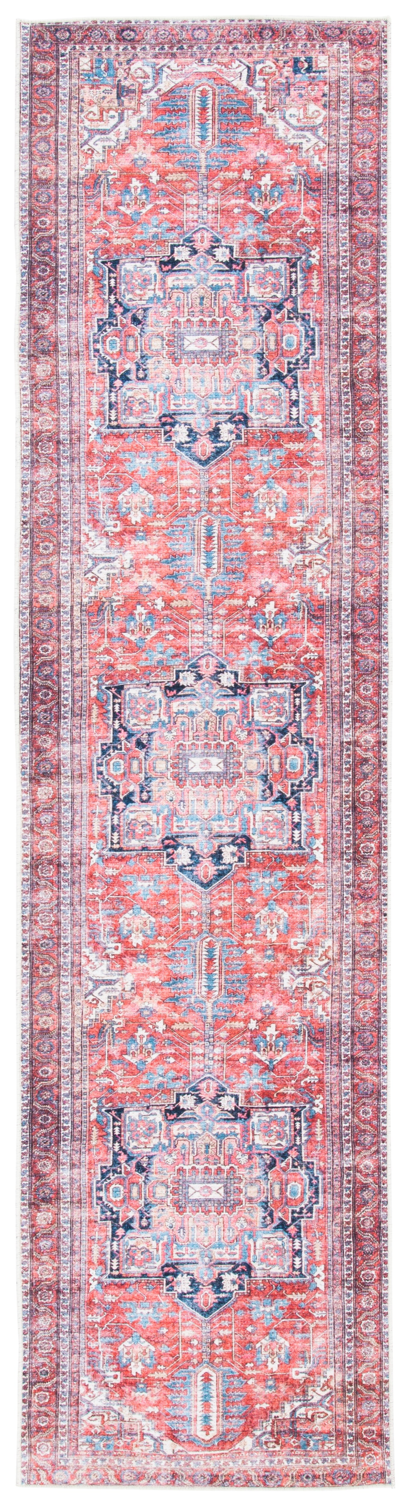 Safavieh Serapi Sep389Q Red/Navy Rugs.