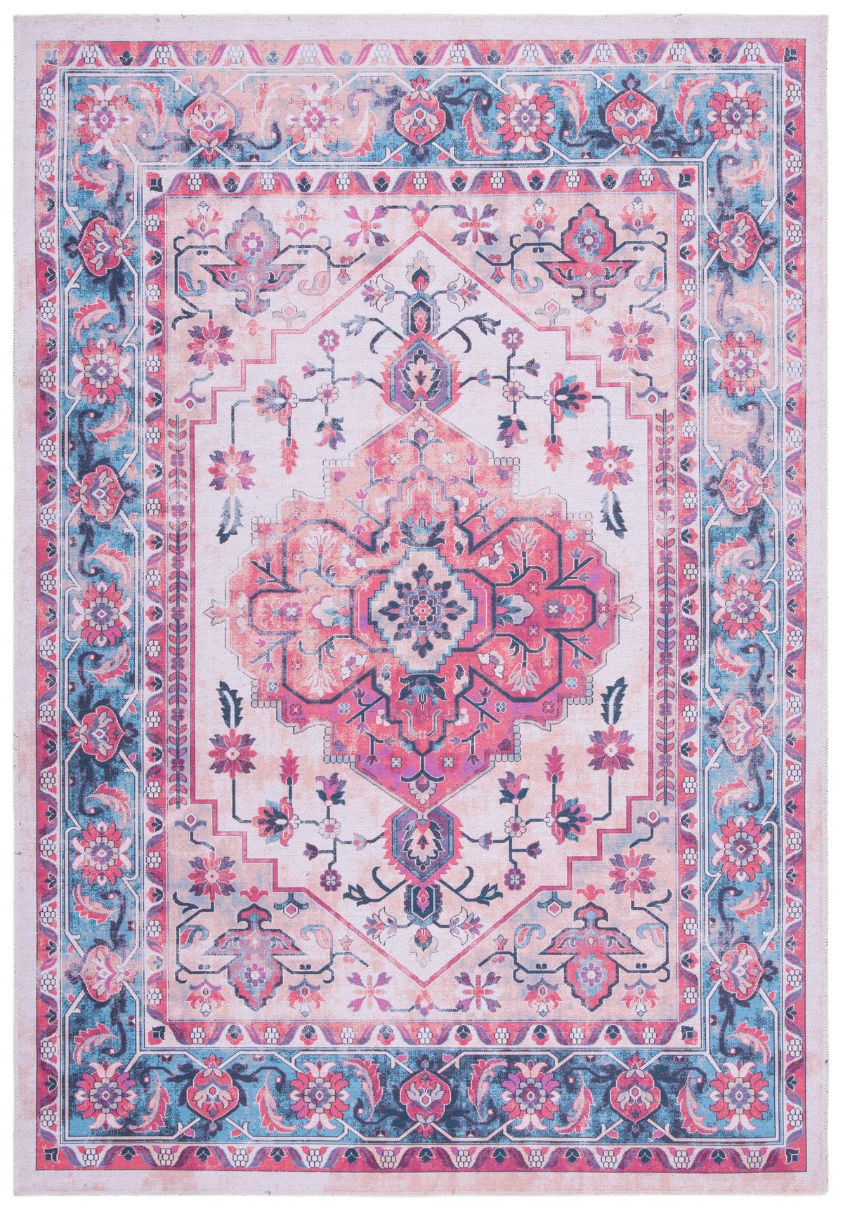 Safavieh Serapi Sep504A Ivory/Light Blue Rugs.