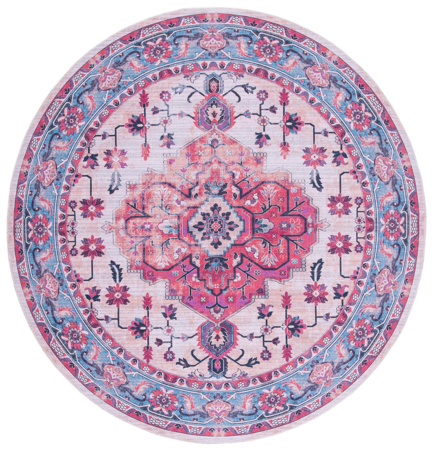 Safavieh Serapi Sep504A Ivory/Light Blue Rugs.