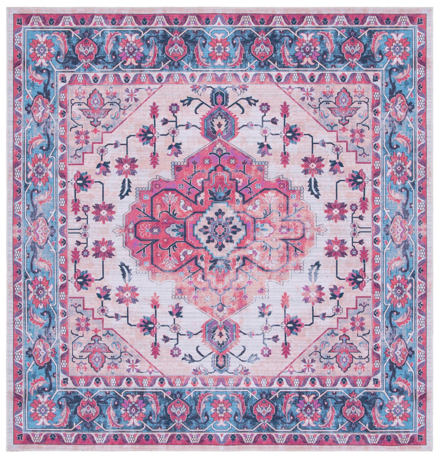 Safavieh Serapi Sep504A Ivory/Light Blue Rugs.