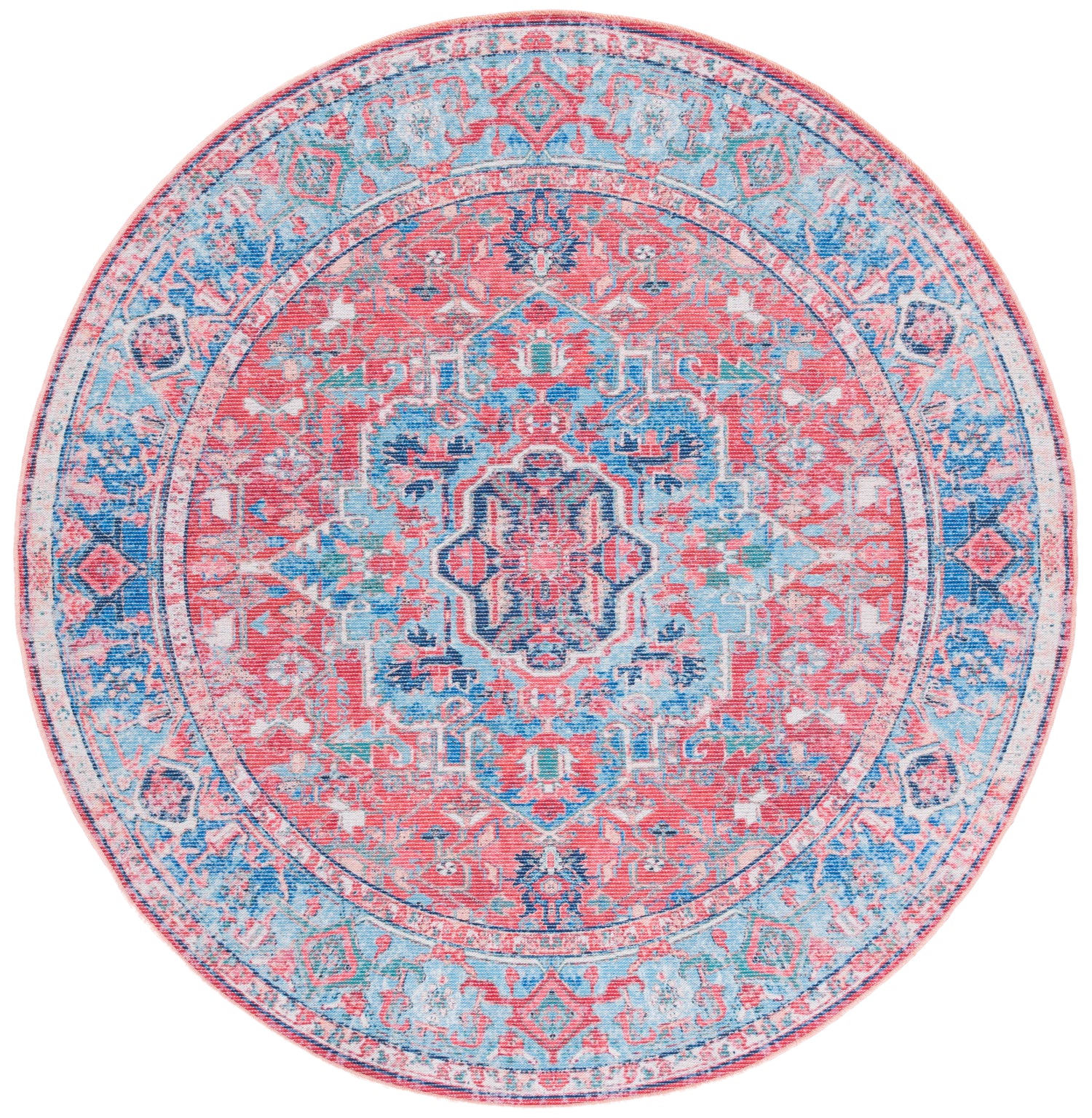 Safavieh Serapi Sep518J Light Blue/Red Rugs.