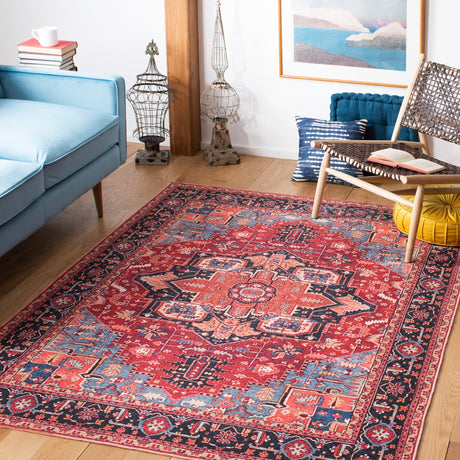 Safavieh Serapi Sep534Q Red/Blue Rugs.