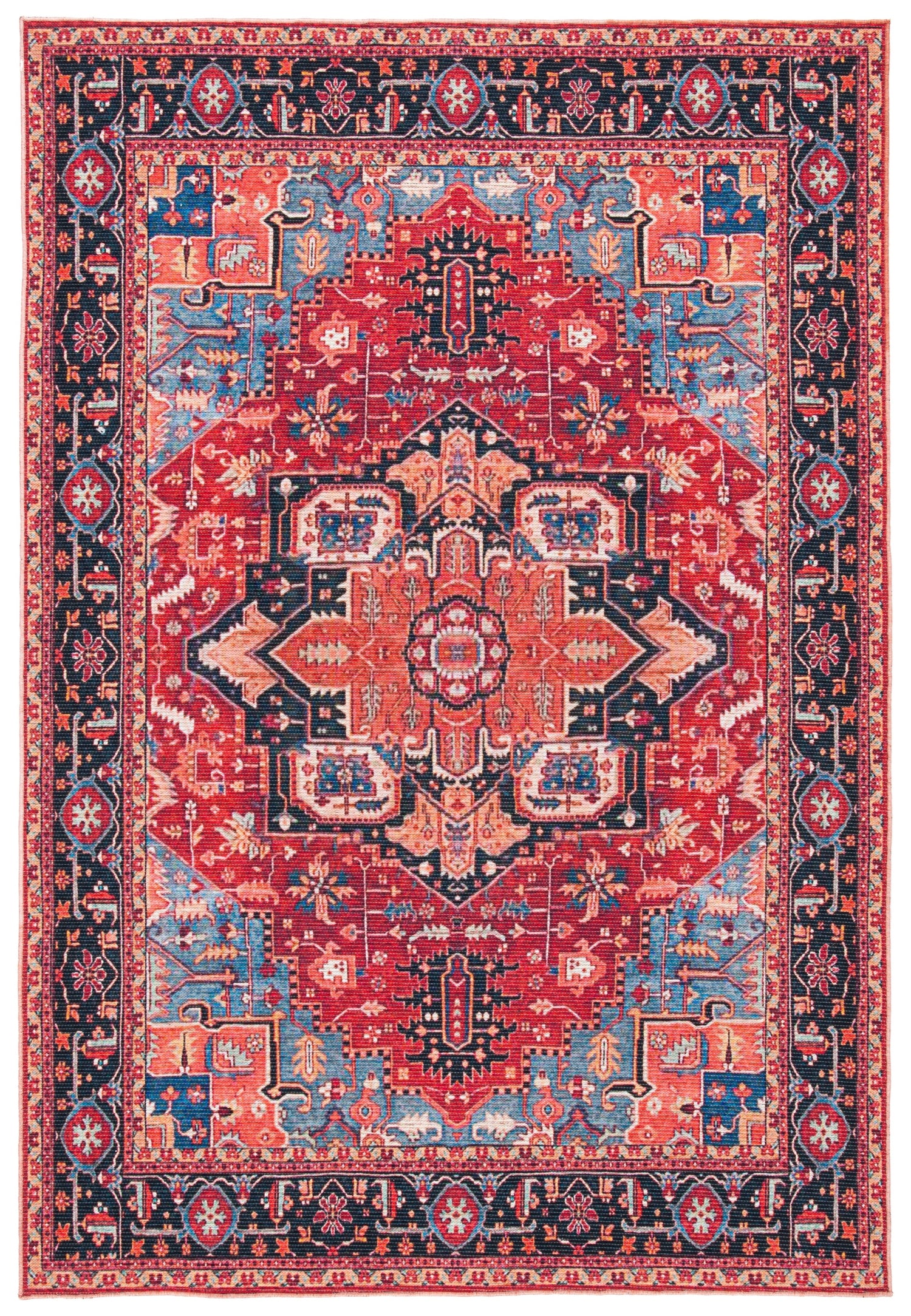 Safavieh Serapi Sep534Q Red/Blue Rugs.