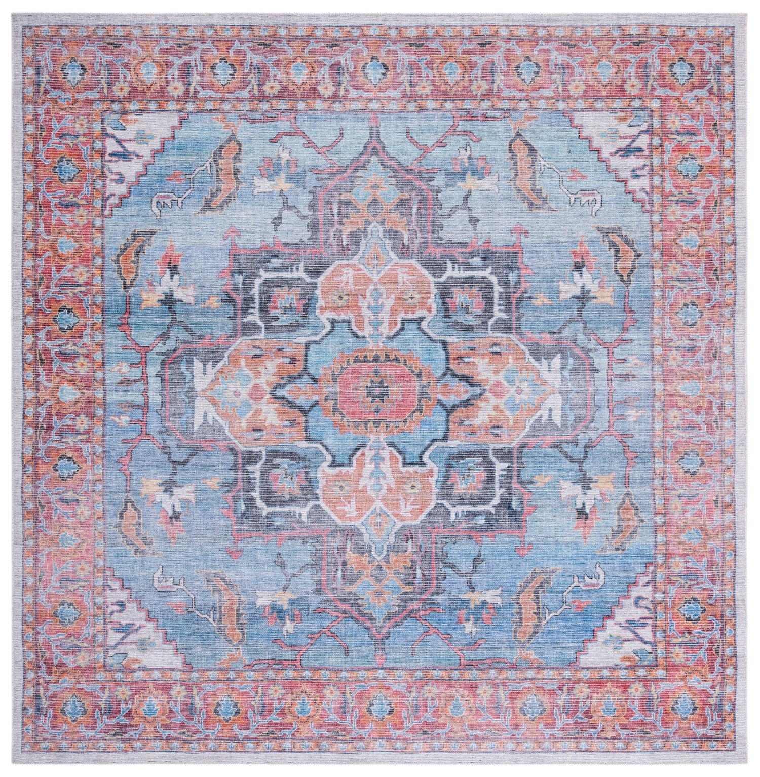 Safavieh Serapi Sep537M Blue/Ivory Rugs.