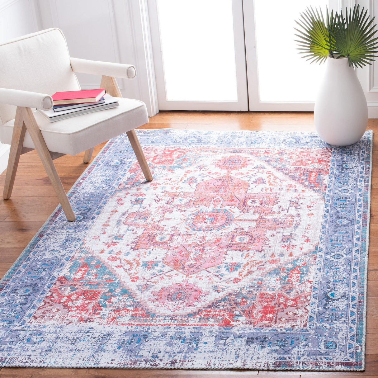 Safavieh Serapi Sep553P Rust/Blue Rugs.