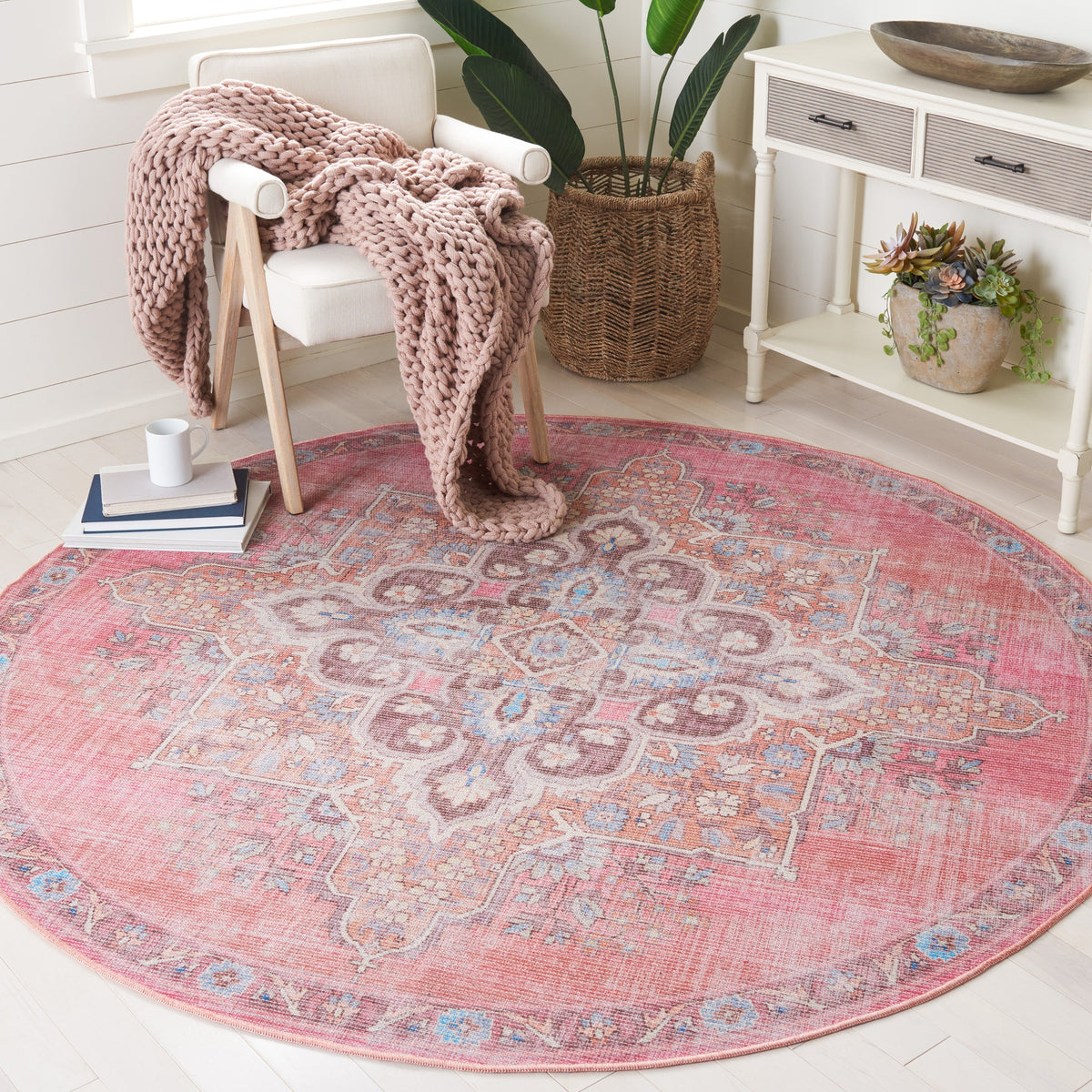 Safavieh Serapi Sep580U Pink/Beige Rugs.