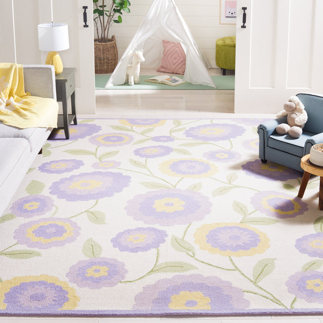 Safavieh Safavieh Kids Sfk355V Lavander/Ivory Rug.