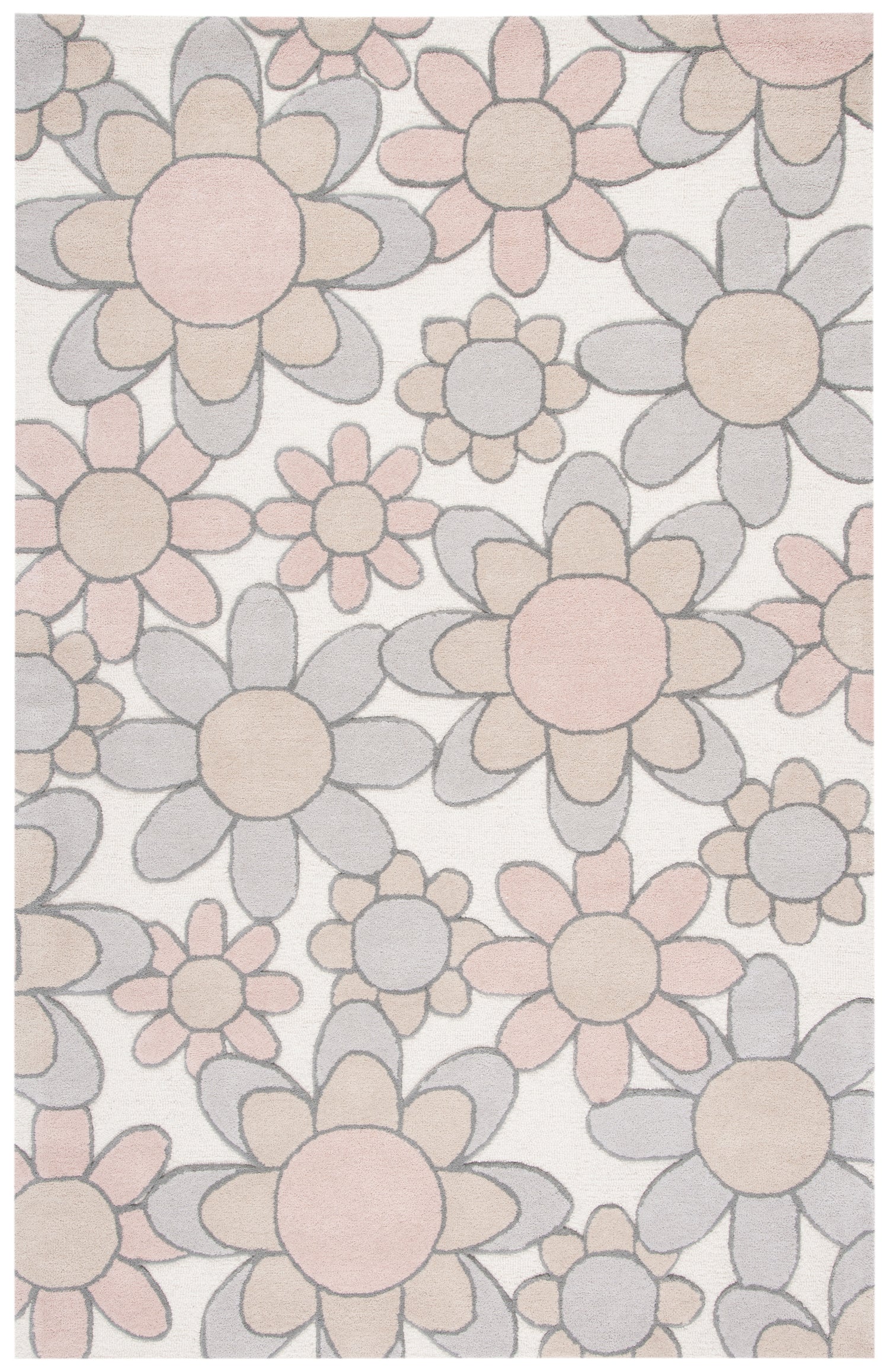Safavieh Safavieh Kids Sfk923A Ivory/Pink Rugs.