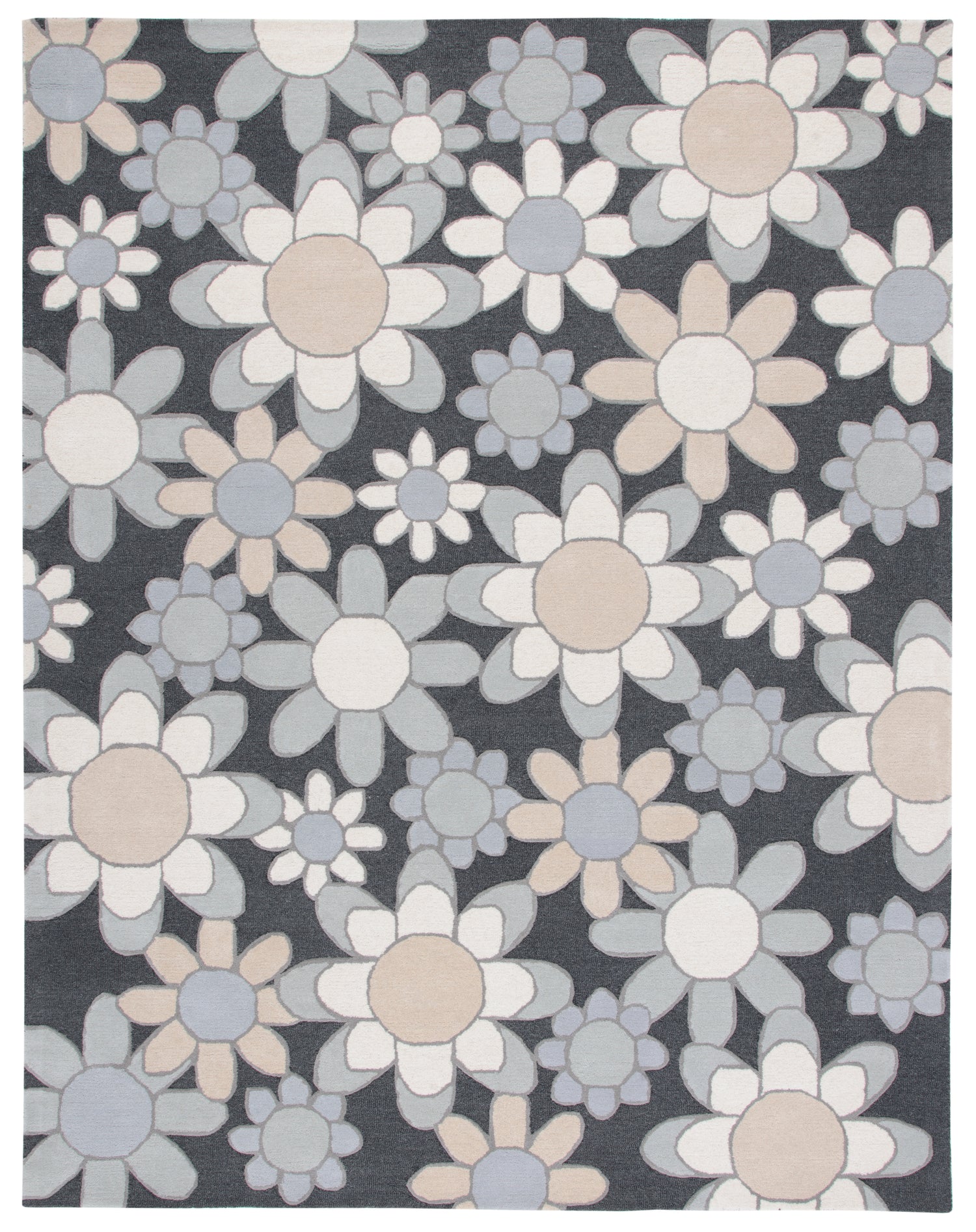 Safavieh Safavieh Kids Sfk923G Charcoal/Ivory Rugs.