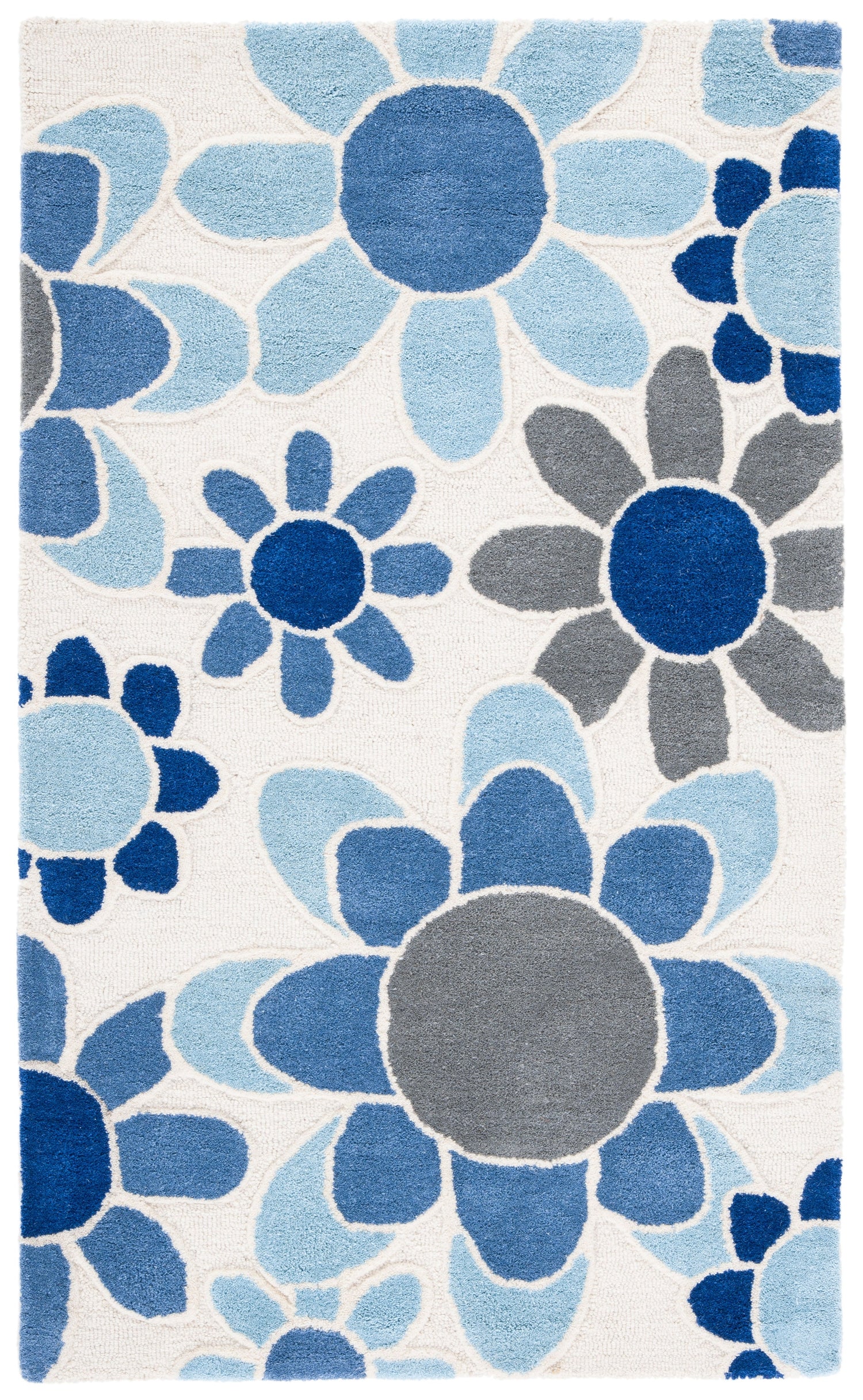 Safavieh Safavieh Kids Sfk923M Ivory/Blue Rugs.