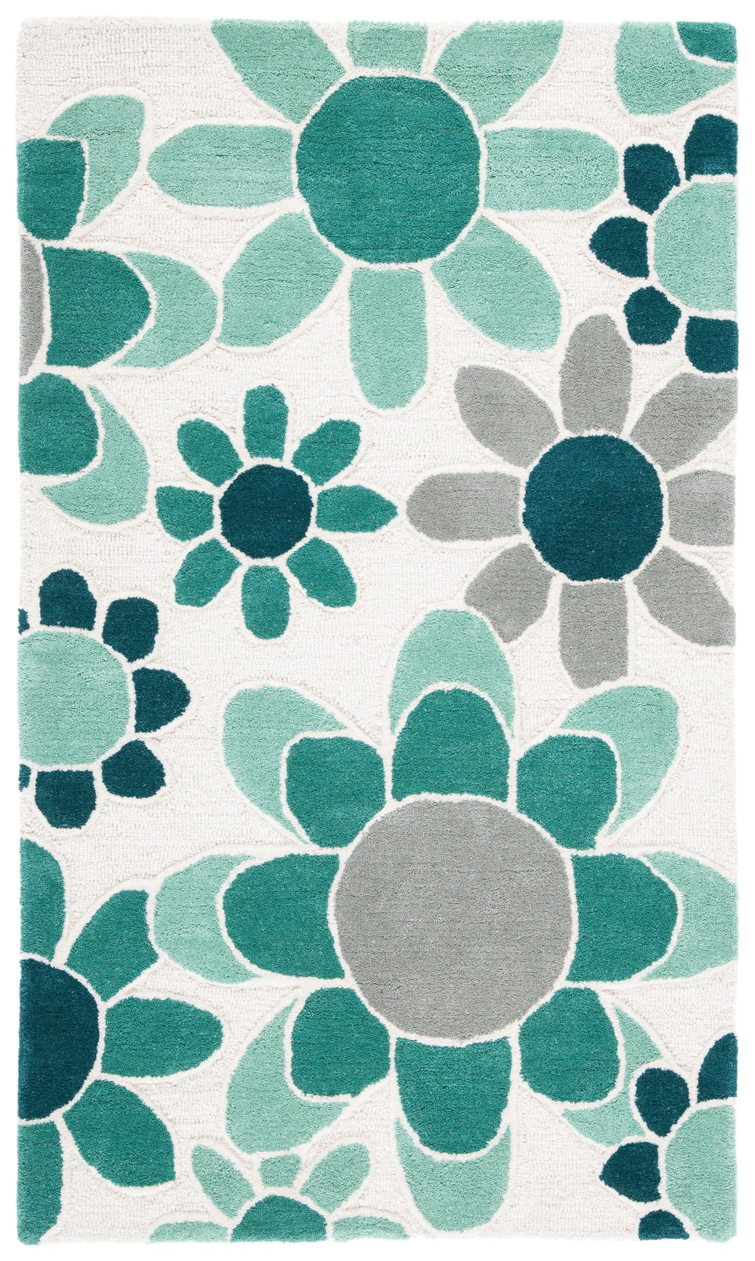 Safavieh Safavieh Kids Sfk923Y Ivory/Green Rugs.