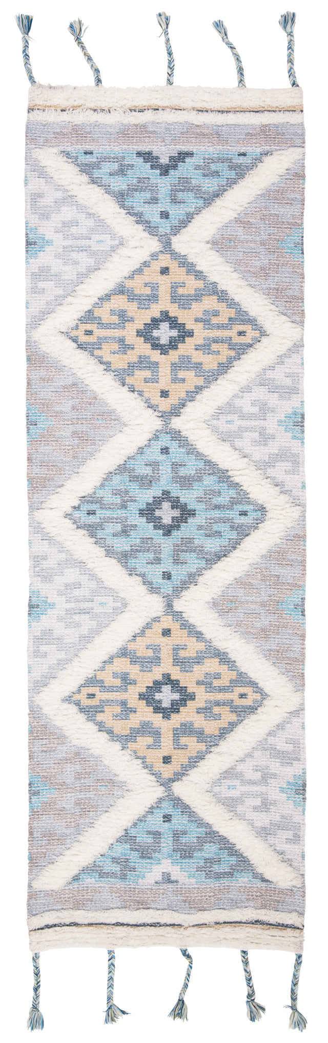 Safavieh Saffron Sfn104A Ivory/Turquoise Rug.