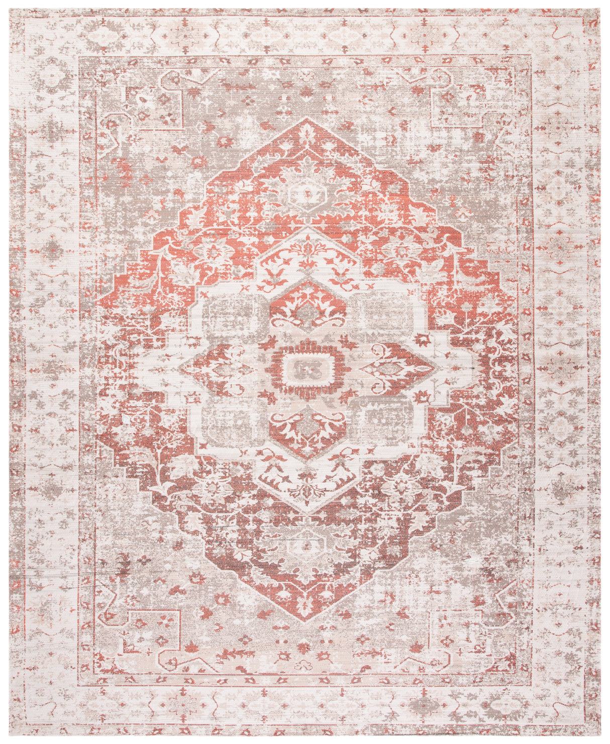 Safavieh Saffron Sfn389A Ivory/Rust Rugs.